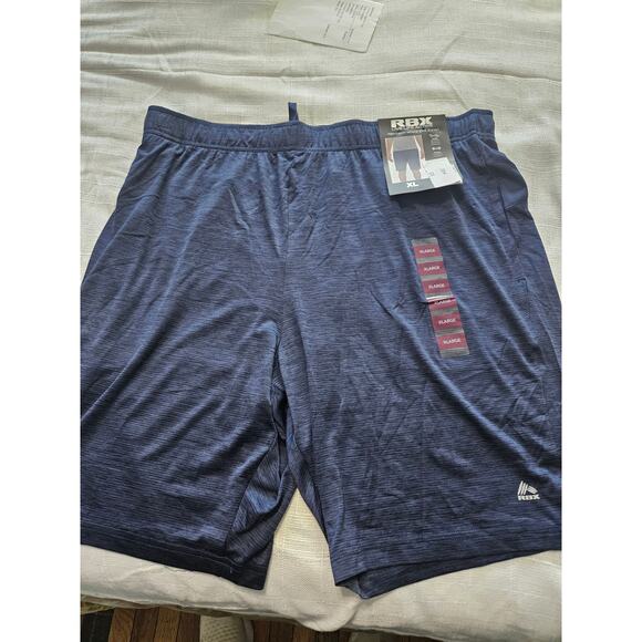 RBX Mens Space Dye Blue Shorts Size XL - Picture 1 of 6